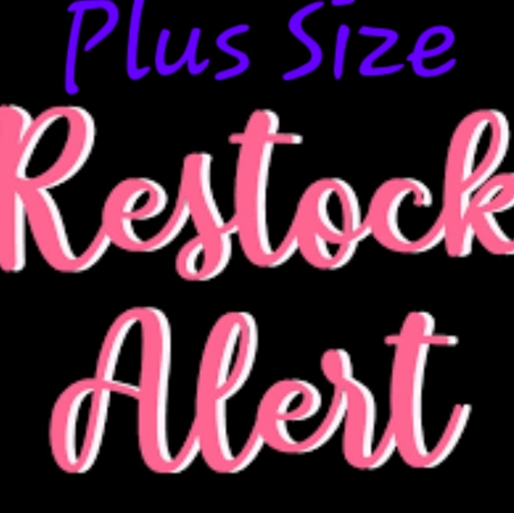 Plus Size Restock
